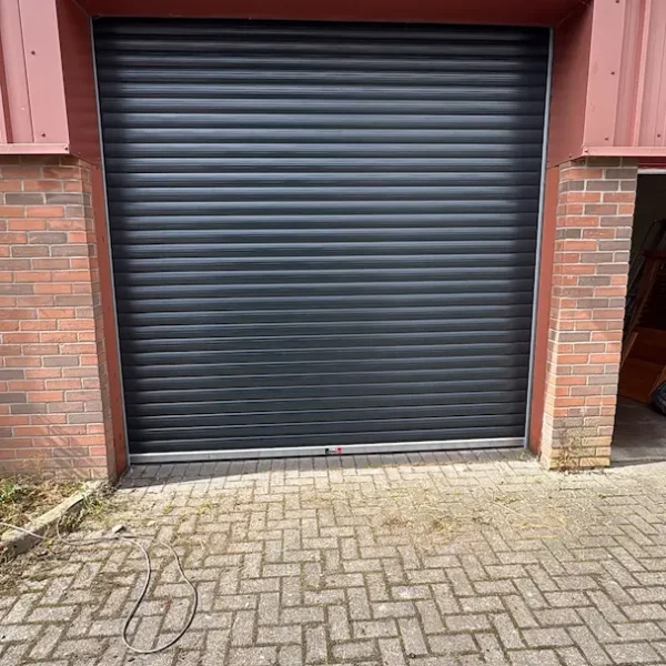 Roller garage door manufactured by RSD and delivered to Gloucester
