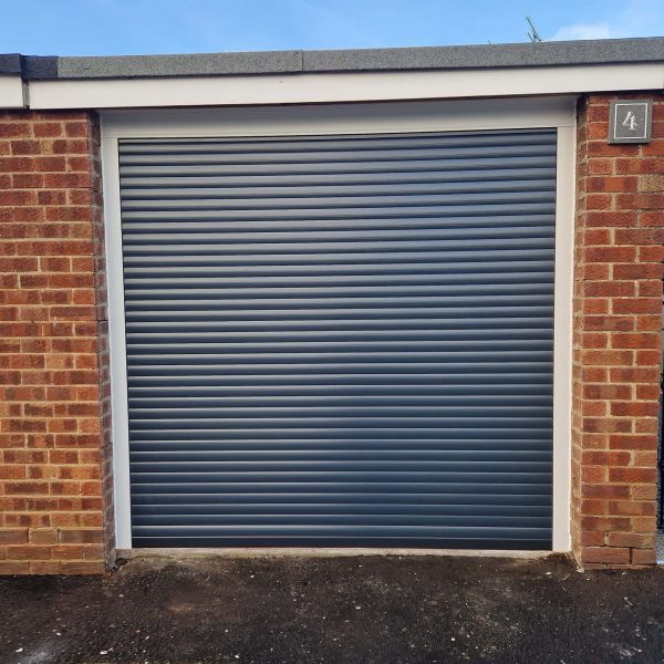 Roller garage door manufactured by RSD and delivered to Norwich